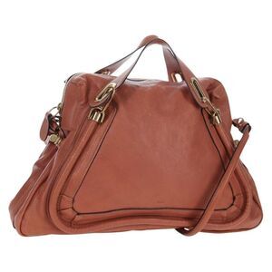Chloe Paraty Quilted Leather Brown Leather Handbag